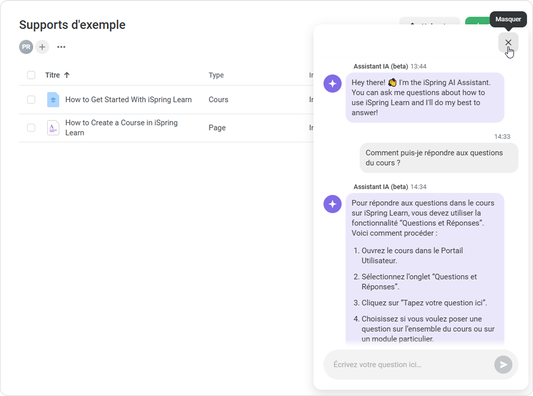 Comment créer une formation en ligne à l’aide d’un assistant IA