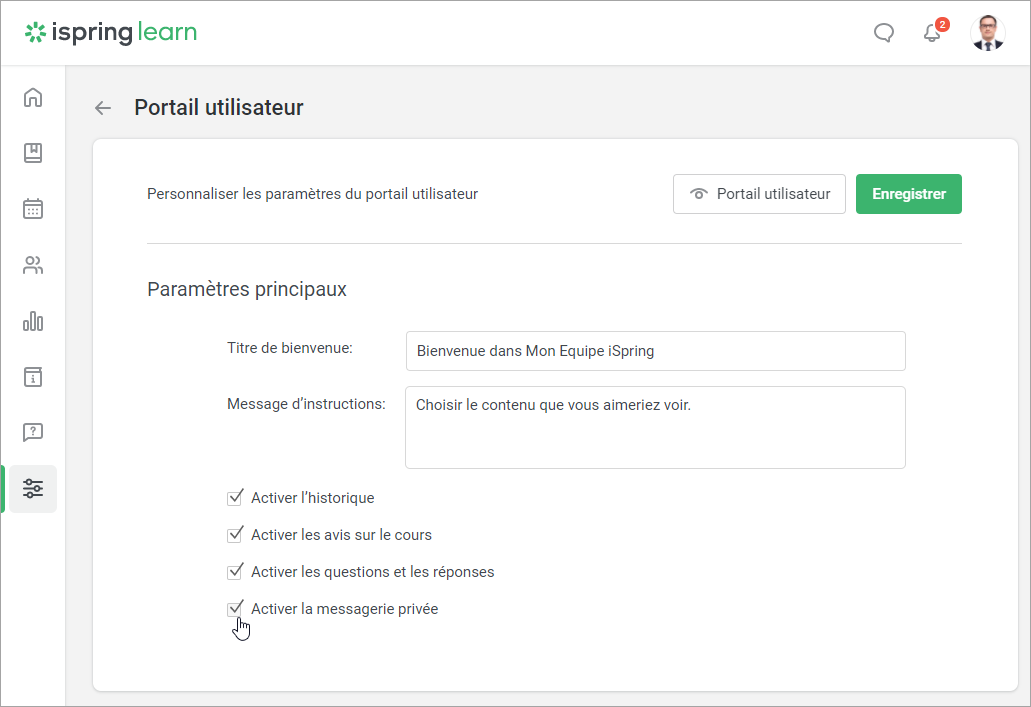 Comment créer une formation en ligne avec un portail utilisateur