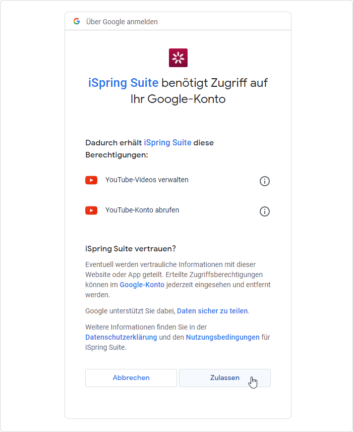 iSpring Suite Max Benutzerhandbuch > Veröffentlichen auf YouTube > image2022-3-5_13-26-36.png