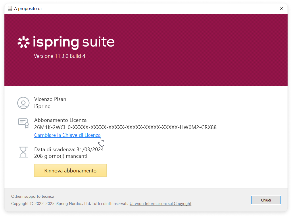 Guida Utente iSpring Suite > Disattivare e spostare una licenza > image2023-9-6_13-17-58.png