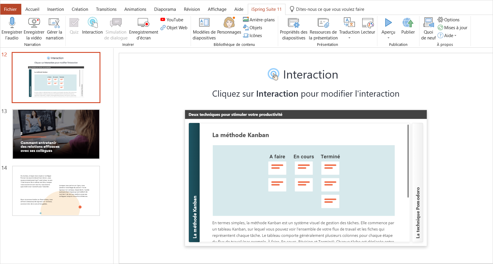 Intégrez-le à votre diapositive Améliorer l'expérience de Microsoft Copilot dans PowerPoint avec l'interaction